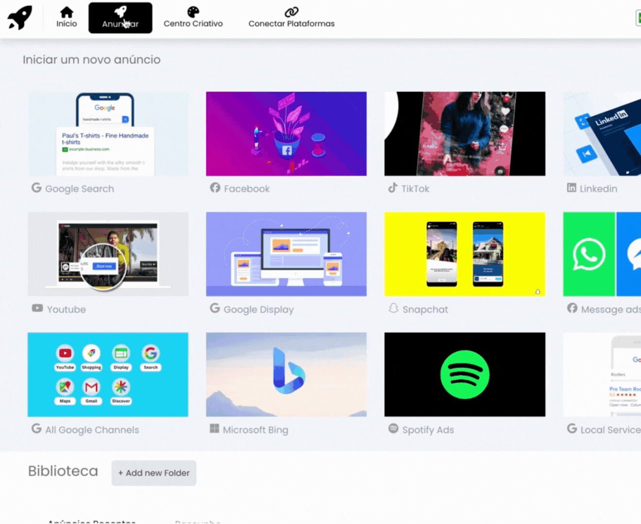TechnO Ads - Demo de anúncios com IA